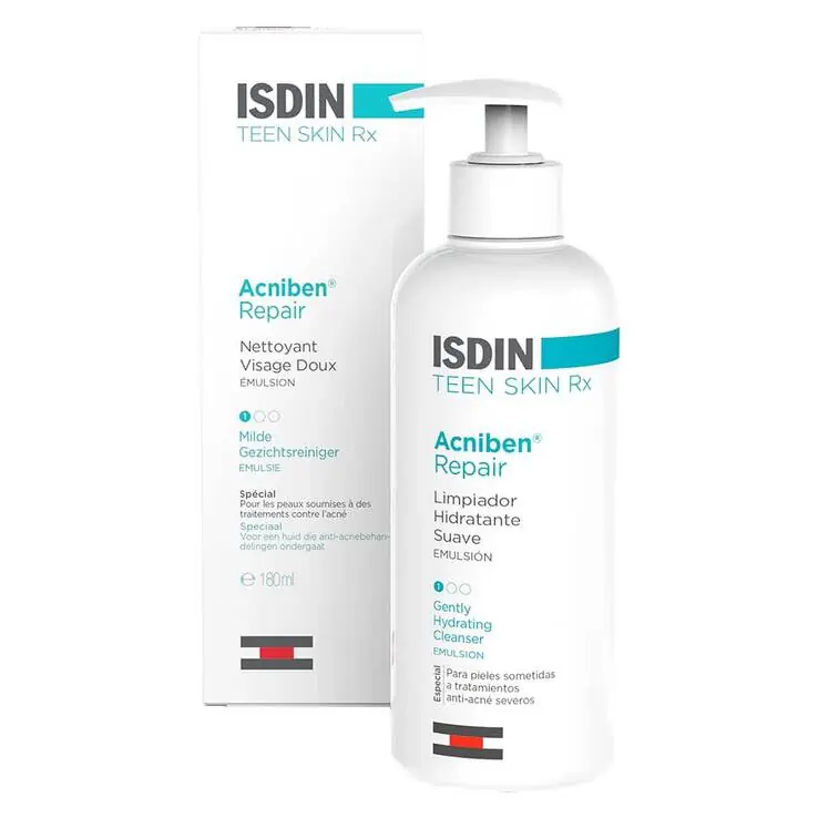 Abverkauf ISDIN Acniben Repair Reinigungsemulsion, 180 ml