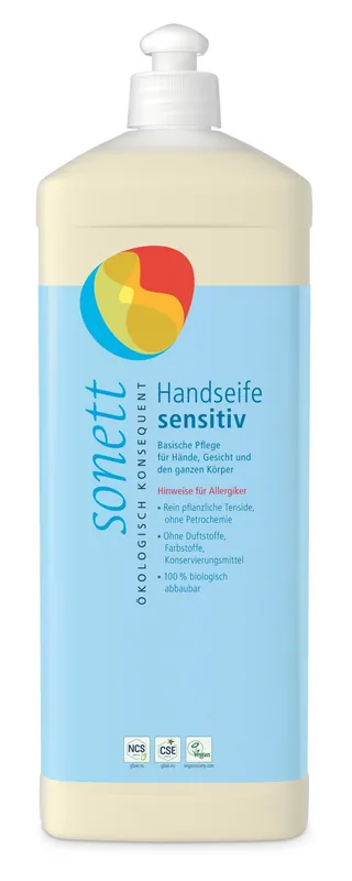 SONETT Handseife sensitiv 6 x 1l Kostenfreie Lieferung