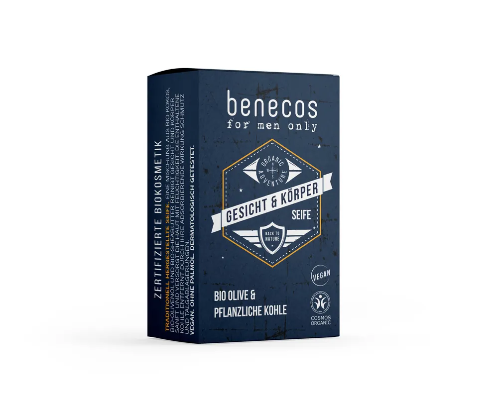 Preiswert benecos for men only Gesicht- und Körperseife 75g