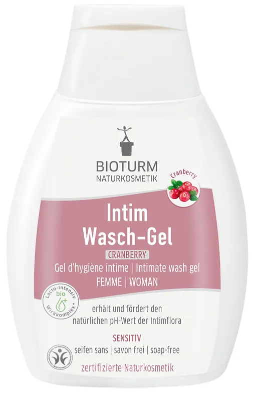 BIOTURM Intim Wasch-Gel Cranberry 250ml Kostenloser Rückversand