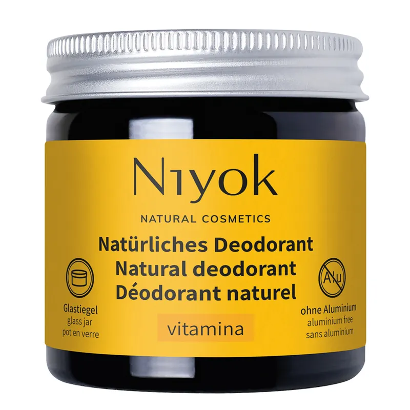 Niyok – 2 in 1 Deodorant Creme Anti-Transpirant: Vitamina 40ml Sofort Bestellen