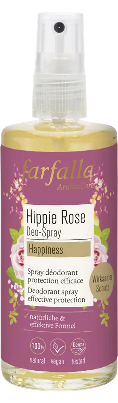 Billig farfalla Hippie rose Happiness, Deo-Spray 100ml