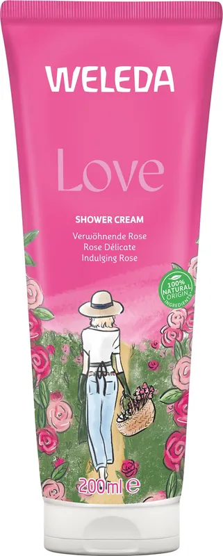 Weleda Love Shower Cream Rose 200ml Neue Ware
