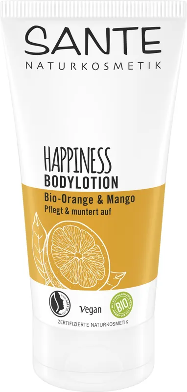 Top-Qualität Sante Happiness Bodylotion Bio-Orange & Mango 150ml