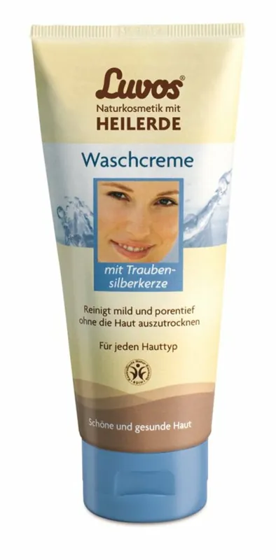 Letzte Chance Luvos Naturkosmetik mit Heilerde Luvos-Heilerde Waschcreme mit Traubensilberkerze 100ml