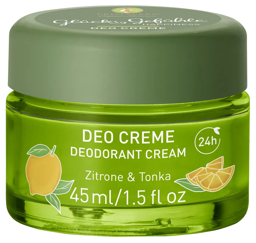 Begrenztes Angebot PRIMAVERA Glücksgefühle Deo Creme 45ml