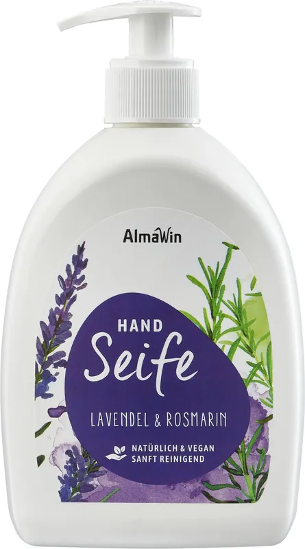 AlmaWin Handseife Lavendel & Rosmarin 6 x 500ml Sonderangebot