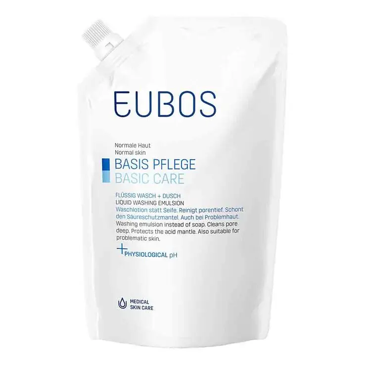Eubos Flüssig blau unparfümiert Nachfüllbeutel, 400 ml Preisreduziert