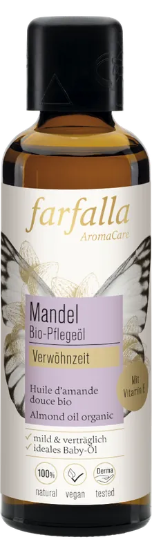 farfalla Mandel, Bio-Pflegeöl, 75ml, Verwöhnzeit 75ml Must-Have