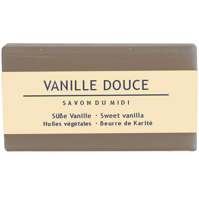 Savon du Midi Seife mit Karité Butter Vanille Douce/Süße Vanille/Sweet Vanilla 12 x 100g Zertifiziert