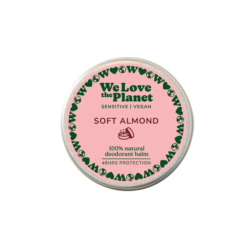 We Love The Planet WLTP – Natürliche Deocreme – Soft Almond Sensitive (vegan) 35g Mengenrabatt