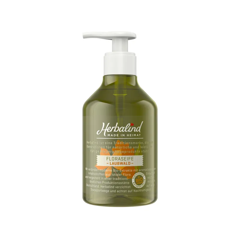 Herbalind Floraseife Laubwald Aromatisches Dufterlebnis nach frischen Birkenblättern 350ml Wochenendangebot