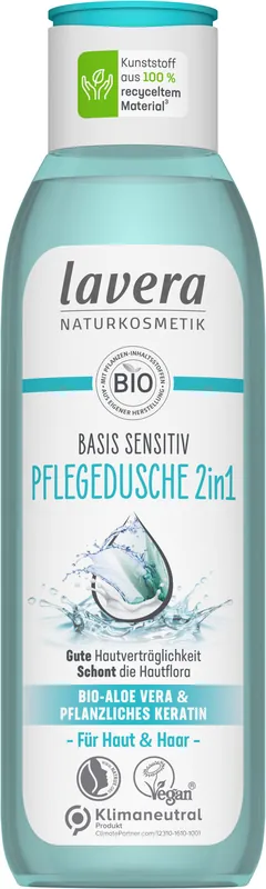 Top-Seller lavera basis sensitiv Pflegedusche 2in1 4 x 250ml