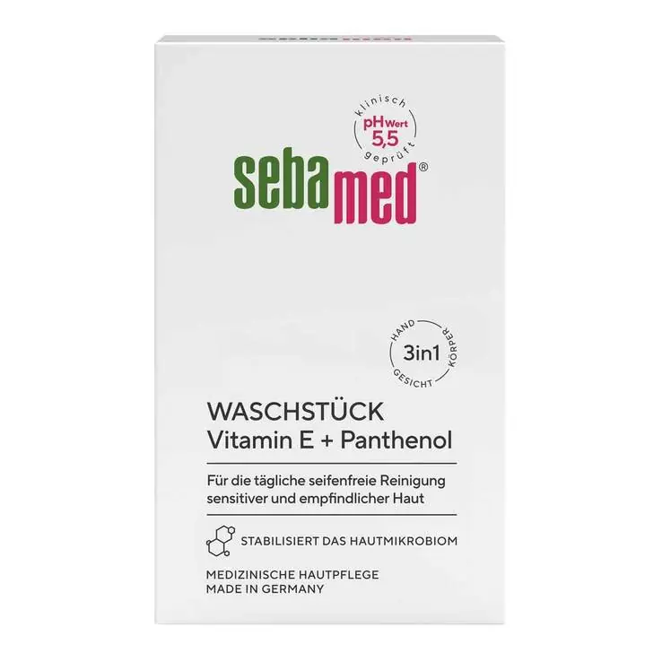 Sebamed seifenfreies Waschstück, 100 g Finale Aktion