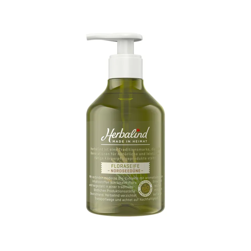 Herbalind Floraseife Nordseedüne Intensives Dufterlebnis nach erholsamer Meeresbrise. 350ml Neue Kollektion