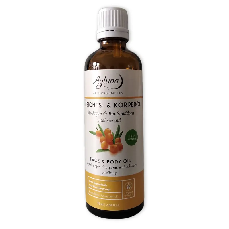 Ayluna Gesichts- & Körperöl Bio-Argan & Bio-Sanddorn vitalisierend 75ml Preis Gesenkt