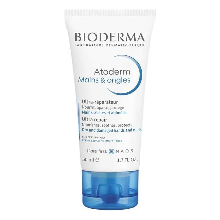 Letzte Chance Bioderma Atoderm Mains Handcreme für trockene und raue Hände und Nägel, 50 ml
