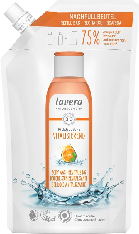 Im Trend lavera Nachfüllbeutel Pflegedusche Vitalisierend 6 x 500ml