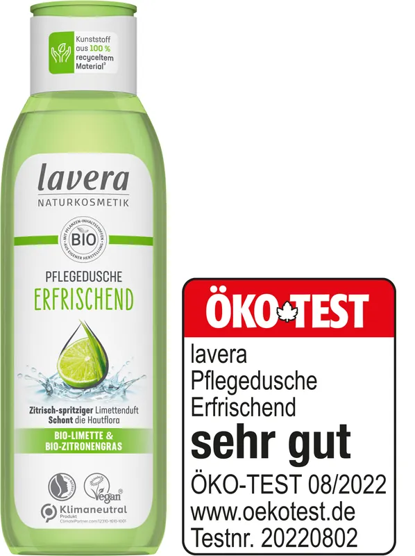 lavera Pflegedusche Erfrischend 4 x 250ml Kostenloser Versand