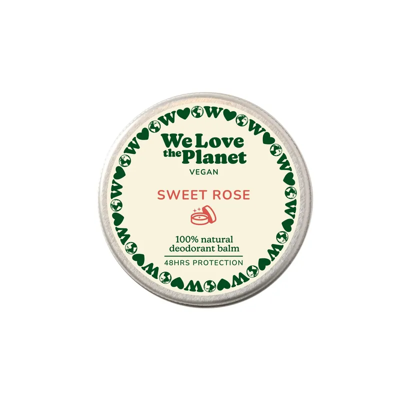 Neue Kollektion We Love The Planet – Natürliche Deocreme – Sweet Rose (vegan) 35g
