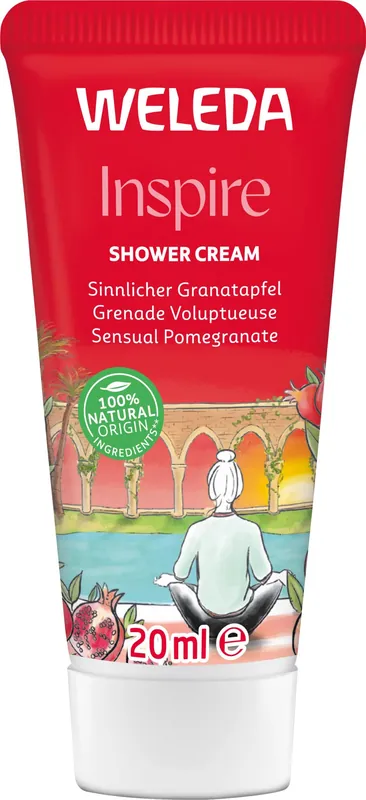 Gratis Versand Weleda Inspire Shower Cream Granatapfel 50 x 20ml
