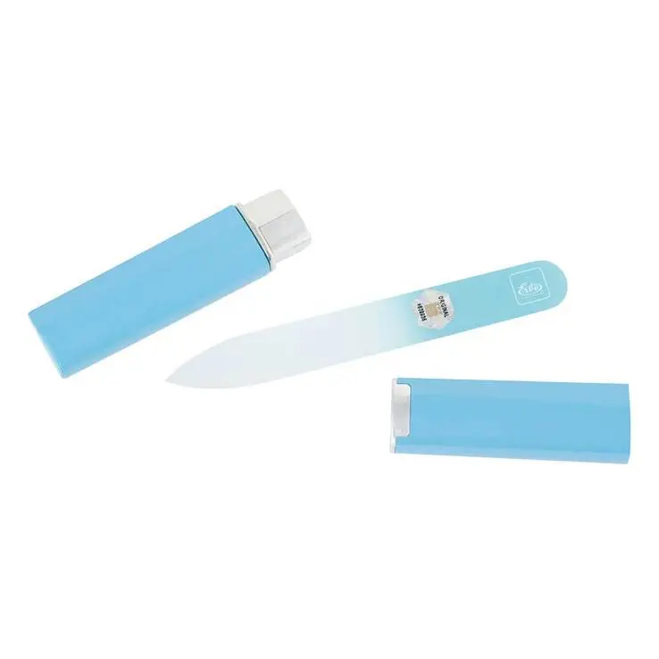 Begrenztes Angebot Glasfeile blau 9 cm Köcher blau, 1 St