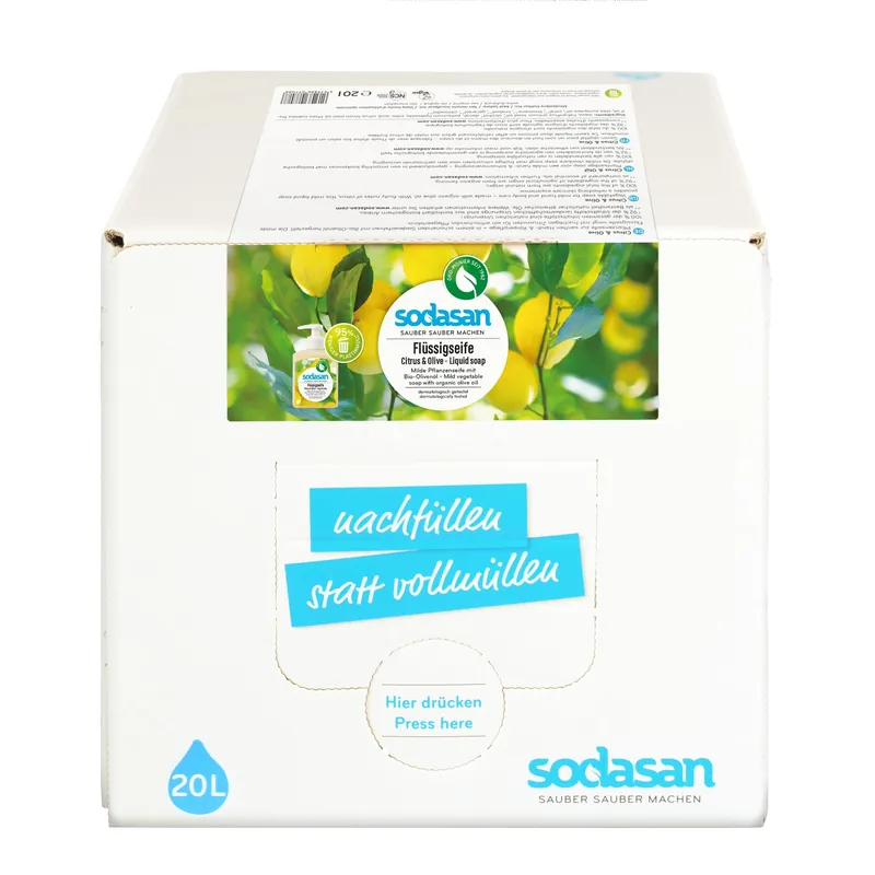 sodasan Flüssigseife Citrus & Olive 20l BiB 20l Must-Have