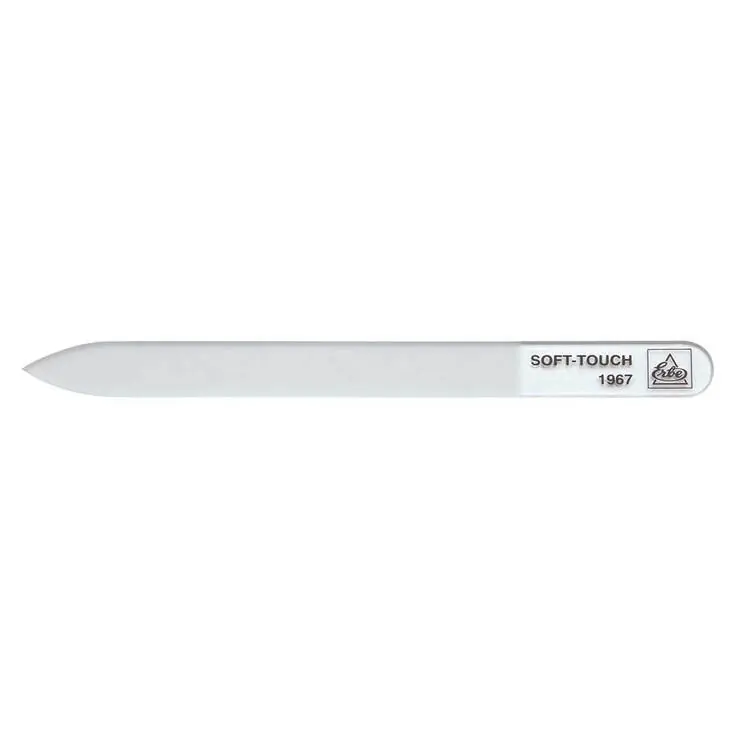 Knallerangebot Erbe Glasfeile 14 cm Soft-Touch glasklar einseitig, 1 St