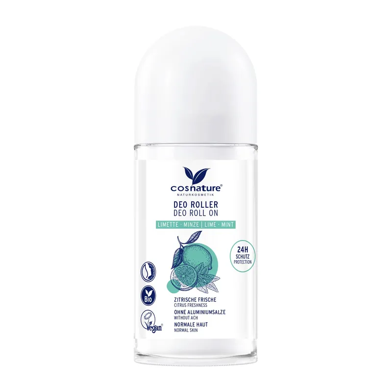 Cosnature Deo Roller Limette & Minze 6 x 50ml Expressversand