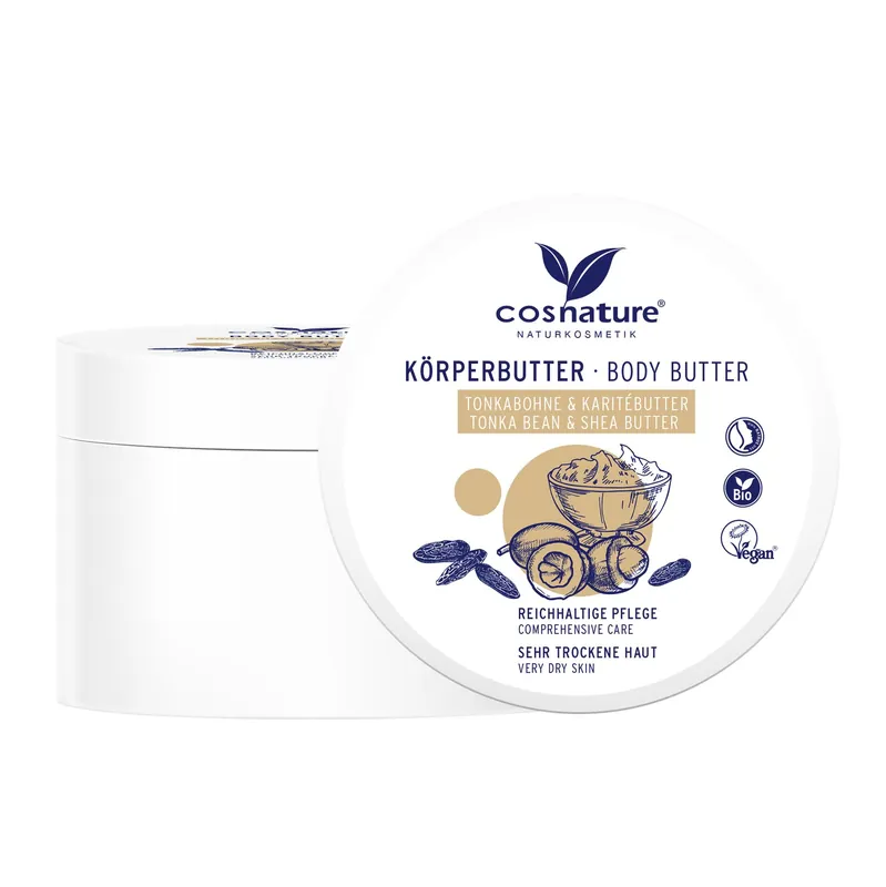 Expressversand Cosnature Körperbutter Tonkabohne & Karitébutter 6 x 200ml