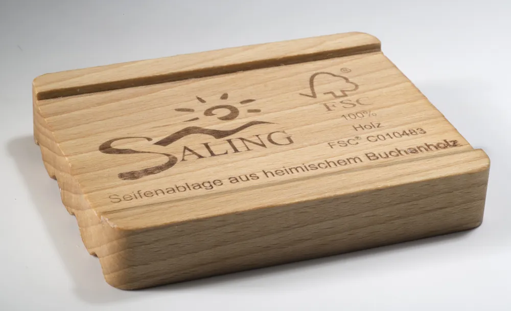 Direkt Vom Hersteller Saling Seifenablage aus heimischem Buchenholz 6 x 1 Stück