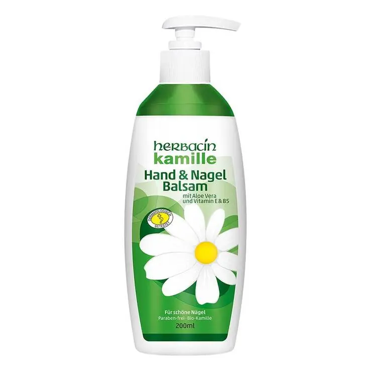 Kostenloser Rückversand Herbacin kamille Hand & Nagelbalsam Spender, 200 ml