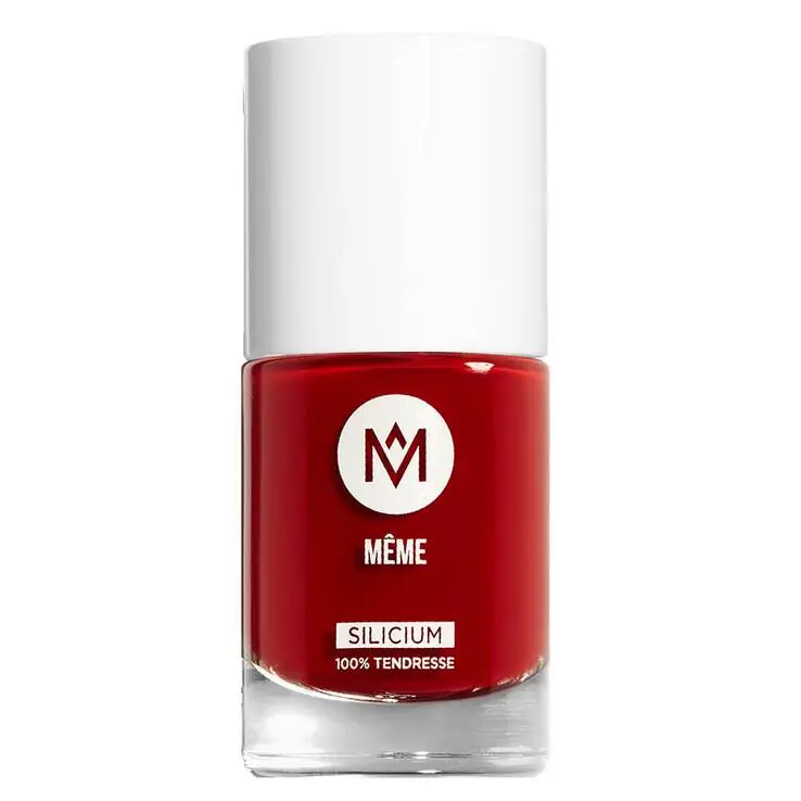 Billig Meme Nagellack mit Silicium rot 02, 10 ml