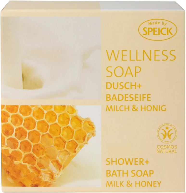 Made by Speick Wellness Soap, Dusch + Badeseife Milch & Honig 12 x 200g Solange Der Vorrat Reicht