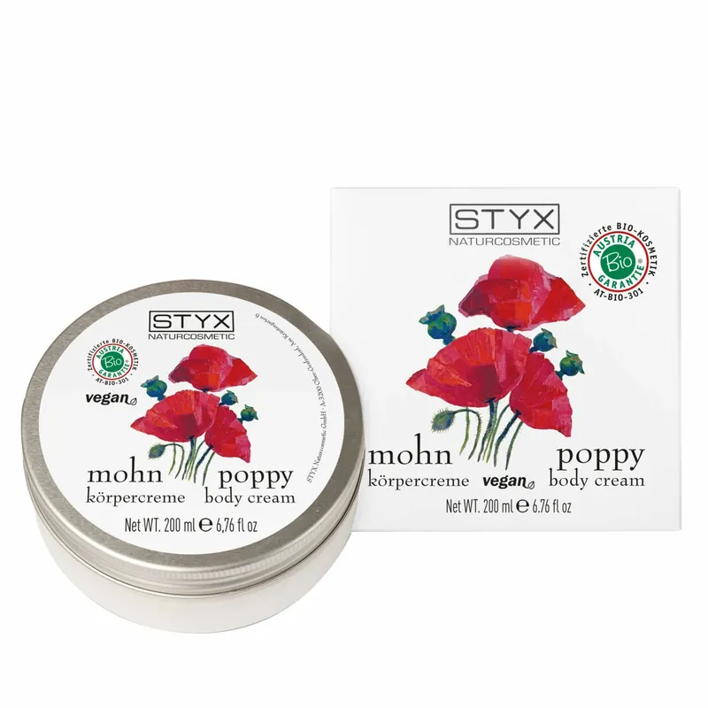 Styx Naturcosmetic Mohn Körpercreme 200ml Highlight