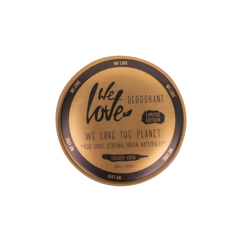 We Love The Planet – Natürliche Deocreme Golden Glow 40g Mega-Angebot