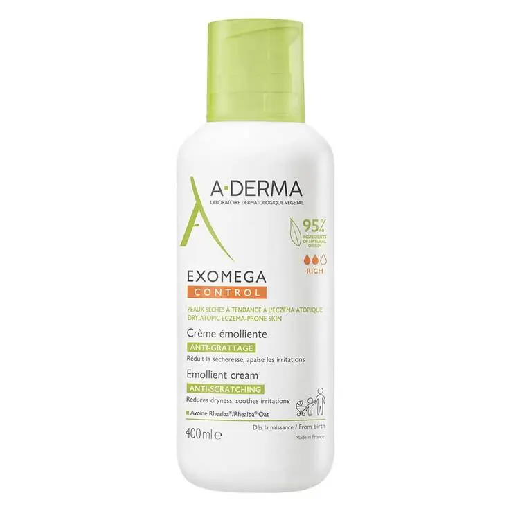 A-Derma Exomega Control Creme rückfettend, 400 ml Neue Kollektion