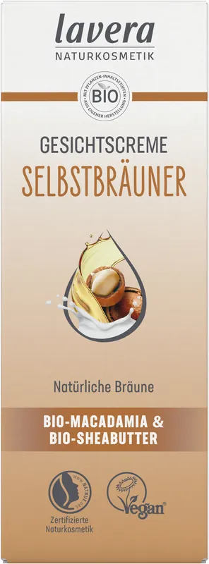 lavera Selbstbräunungscreme Gesicht 50ml Neue Kollektion