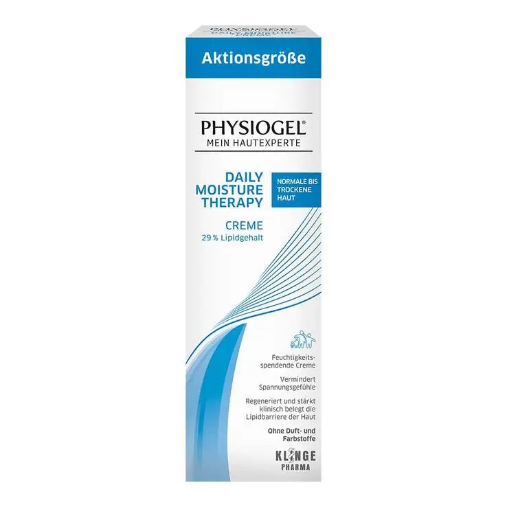 Physiogel Daily Moisture Therapy Creme für normale bis trockene Haut, 200 ml Zertifiziert