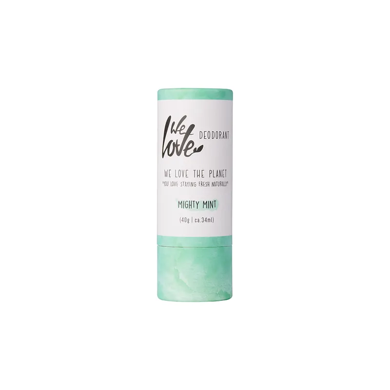 We Love The Planet – natürlicher Deo-Stick – Mighty Mint 40g Finale Aktion