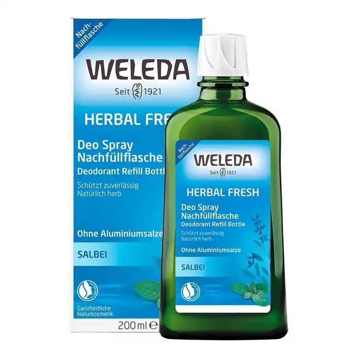 Weleda Herbal Fresh Deo Spray Salbei Nachfüllflasche, 200 ml Ab Werk