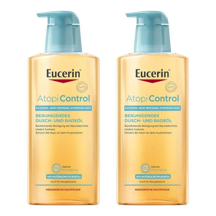 Schneller Versand Eucerin AtopiControl Dusch- und Badeöl, 2×400 ml