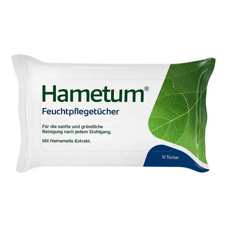 Kracherpreis Hametum Feuchtpflegetücher mit Hamamelis, 12 St