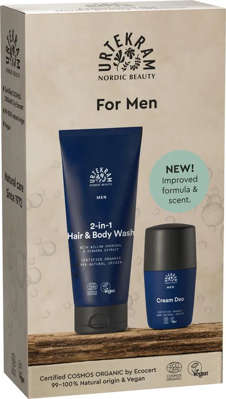 Gratis Versand Urtekram Men Body Care Set 1St