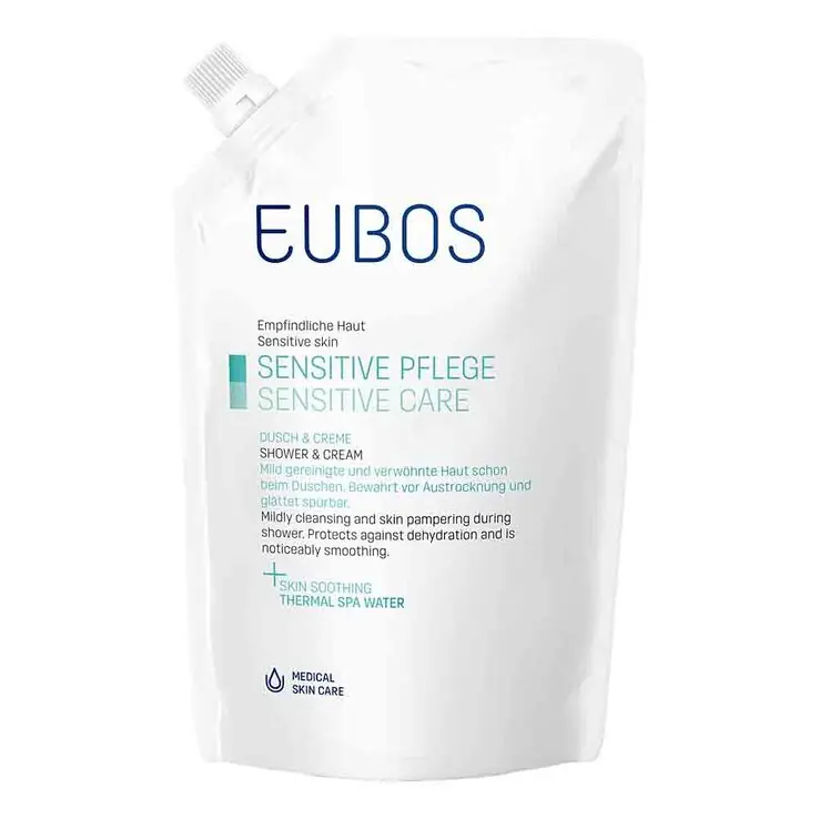 Eubos Sensitive Dusch & Creme Nachfüllbeutel, 400 ml Neue Kollektion