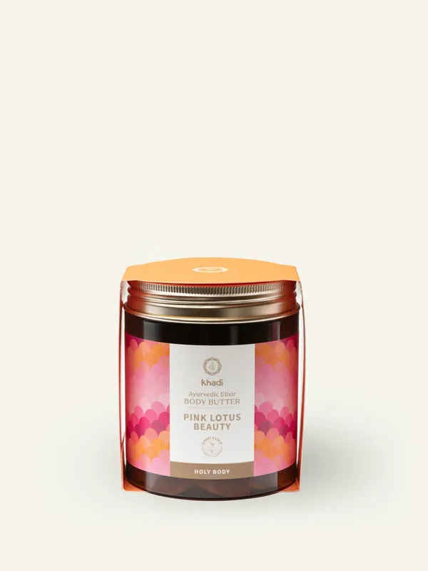 khadi Naturprodukte Ayurvedische Körperbutter Body Butter Pink Lotus Beauty 250ml Top-Qualität