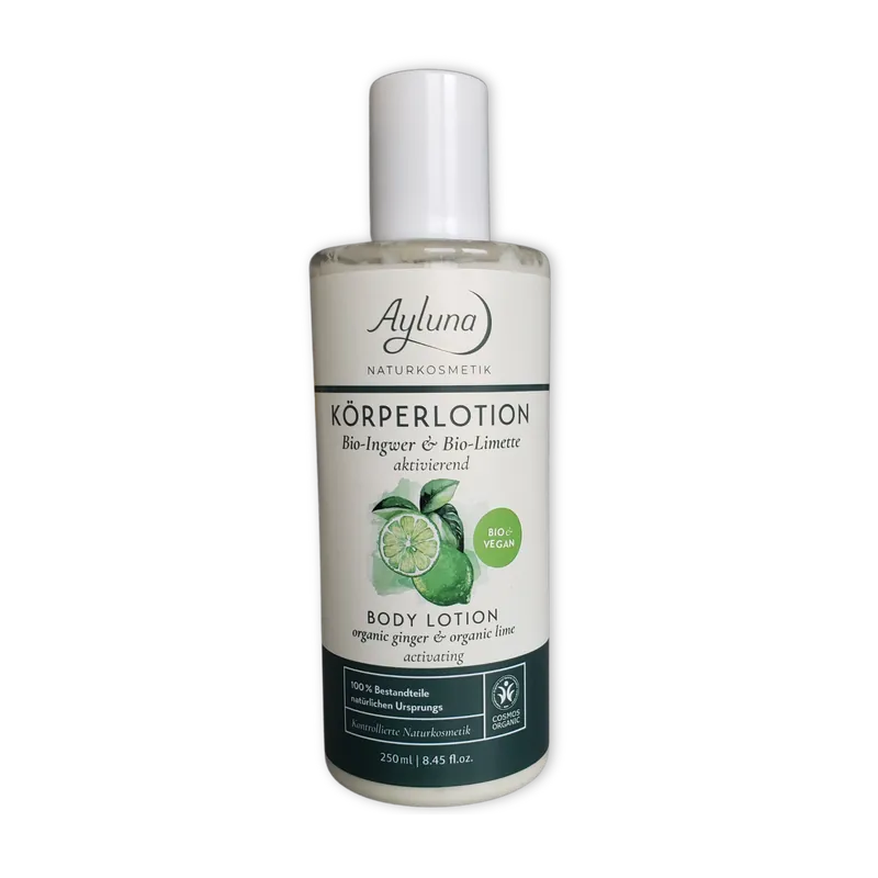 Top-Seller Ayluna Köperlotion Bio-Ingwer & Bio-Limette aktivierend 250ml