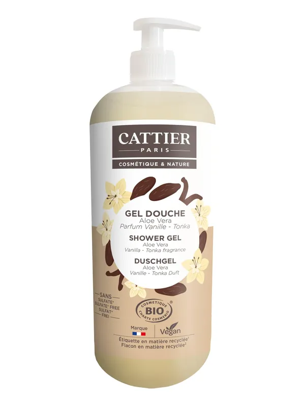 Cattier Paris Cattier Duschgel Aloe Vera Vanille-Tonka Duft 1000ml Heute Kaufen