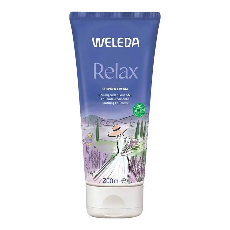 Weleda Relax Shower Cream Lavendel, 200 ml Neu Im Sortiment