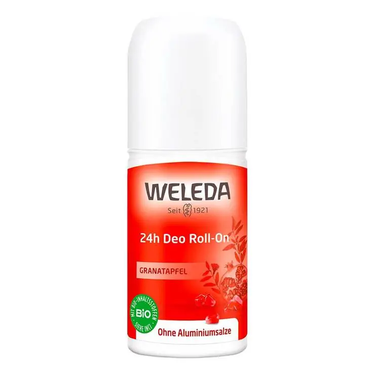Versand Am Gleichen Tag Weleda Granatapfel 24h Deo Roll-on, 50 ml